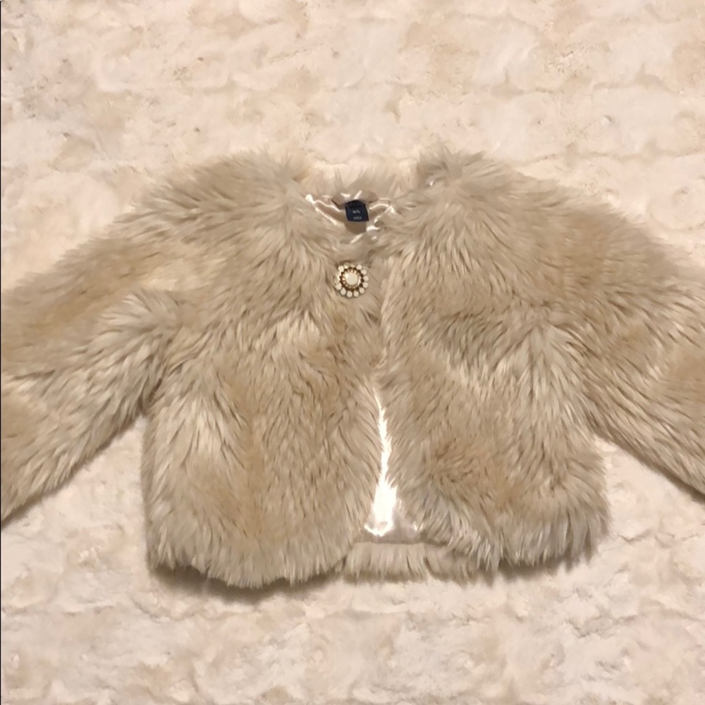 Gap faux fur jacket